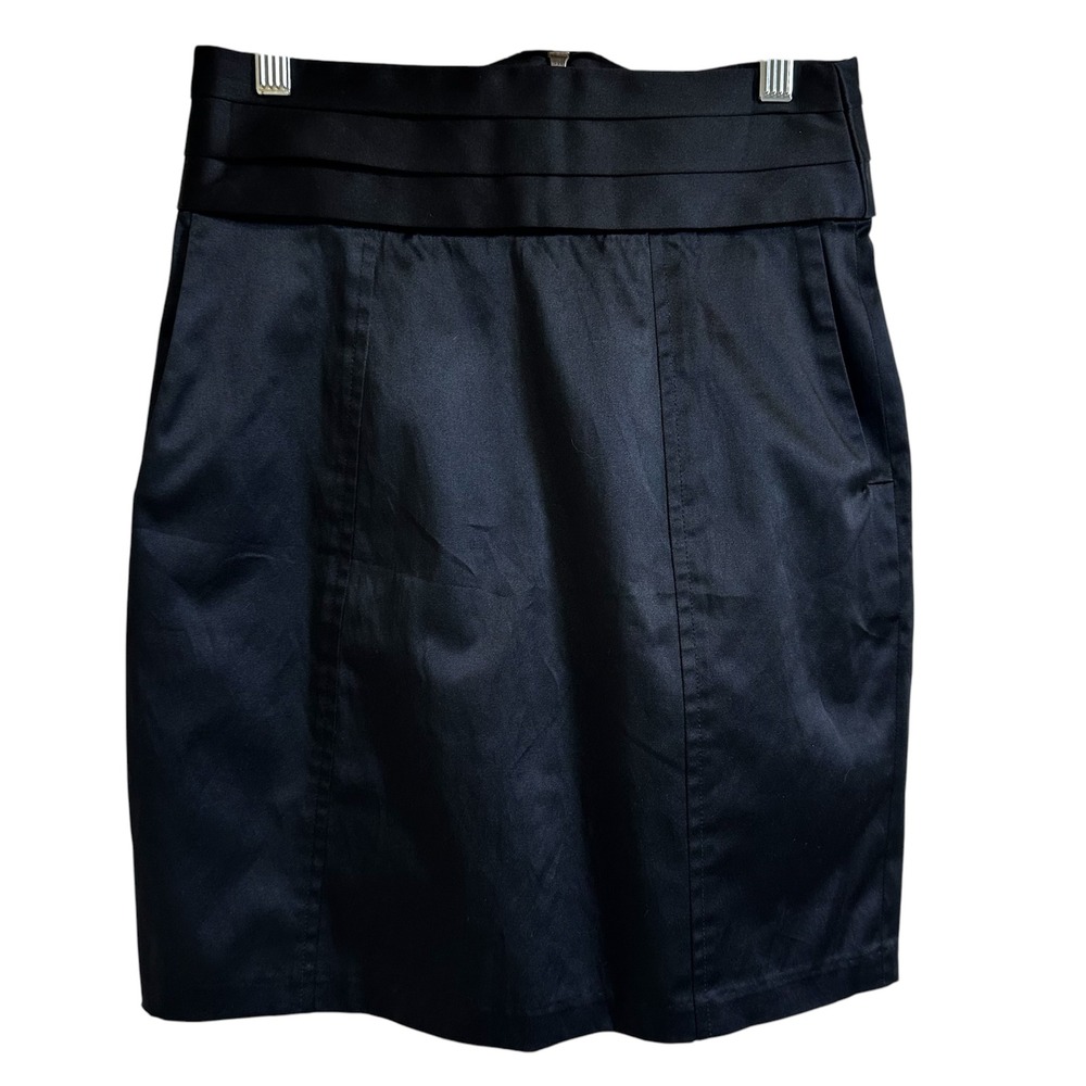 Silence + Noise Mini Skirt High Waist Pockets Party Cocktail Black Size‎ 0
